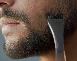 Comb applicator of Moustache & Beard